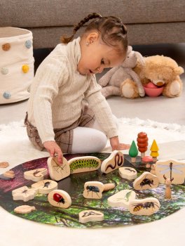 Insetti e Piccoli Animali Sagomati in Legno - 5