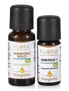 Integraflor - Sinergia 1: Miscela Ravintsara, Timo e Limone Bio + Olio di Mandorle Dolci Bio - 2