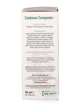 Integratore Spagyrico di Castagno, Sorbo, Mirtillo e Ippocastano "Castanea Composta" - 6