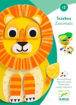 Inzebox - Zanimals Gioco Magnetico Djeco in Legno - 4