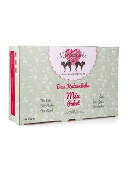 Katzen Liebe Mix Box per Gatti - 6 x 200g - 1