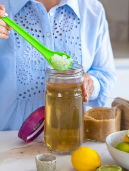 Kefir Fermenter - Kit per l'Autoproduzione del Kefir di Latte o d'Acqua  - Piccolo - 7