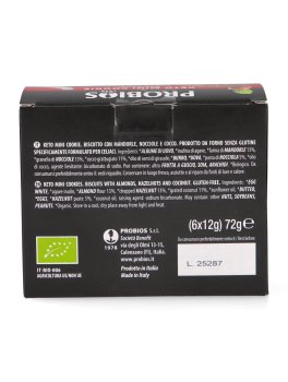 Keto Mini Cookies Cocco e Nocciola Bio - 3