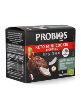 Keto Mini Cookies Cocco e Nocciola Bio - 1