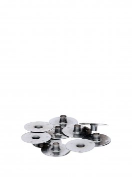 Stoppino per Candela con Graffe - Kit Bougie Mèche - 2