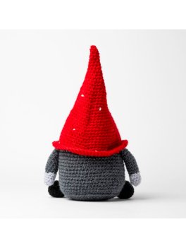 Kit da Uncinetto Amigurumi - Gnomo Natalizio Gonk - 6