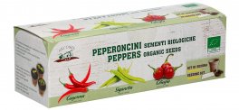 Kit di Semina: 3 Varietà di Peperoncini