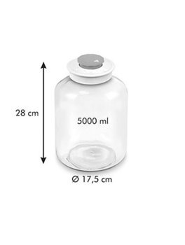 Kit Fermentazione Tescoma  - Barattolo Vetro con Coperchio Ermetico - 6