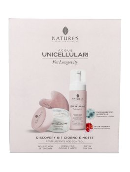 Kit ForLongevity Mousse Detergente, Crema Viso Giorno e Notte + Gua Sha - 6