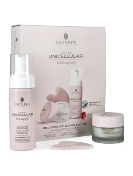 Kit ForLongevity Mousse Detergente, Crema Viso Giorno e Notte + Gua Sha - 1