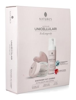 Kit ForLongevity Mousse Detergente, Crema Viso Giorno Spf 15 + Gua Sha - 4