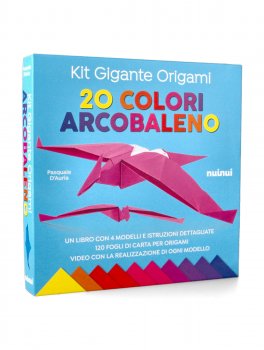 Kit Gigante Origami - 20 Colori Arcobaleno — Libro - 1