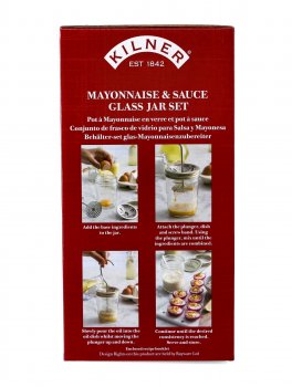Kit per Preparare Maionese o Salse - Mayonnaise and Sauce Jar Set - 4