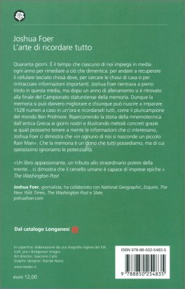 L'Arte di Ricordare Tutto — Libro - 2