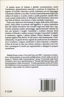 L'Esoterismo tra Letteratura e Cultura Popolare — Libro - 2