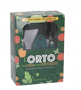 L'Orto in Casa e sul Terrazzo - Kit Giardinaggio + 30 Schede — Libro - 1