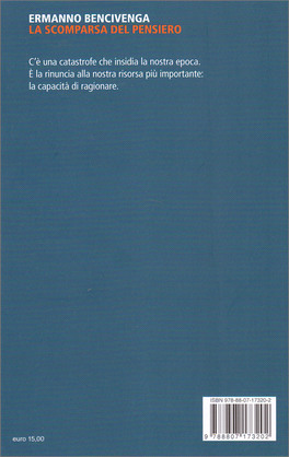 La Scomparsa del Pensiero — Libro - 2