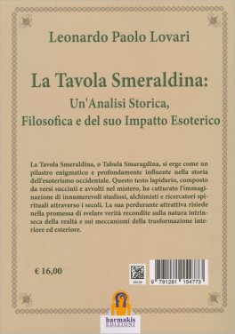La Tavola Smeraldina: Un'Analisi Storica, Filosofica e del Suo Impatto Esoterico — Libro - 2