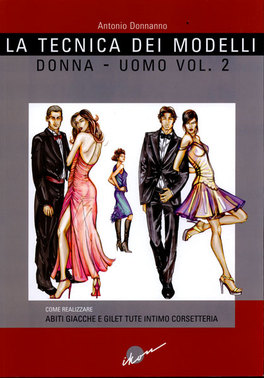 La Tecnica dei Modelli Donna-Uomo Vol .2  — Libro - 1