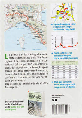 La Via Francigena Cartografia e Gps — Libro - 3