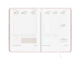 Lady Journal Deluxe Salmon - Agenda Settimanale 2026 — Agenda - 2