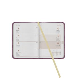 Lady Journal Mini Deluxe Purple 2026 - Agenda Settimanale — Agenda - 2