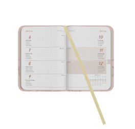 Lady Journal Mini Deluxe Salmon 2026 - Agenda Settimanale — Agenda - 2