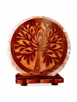 Lampada di Sale Rosa - Albero della Vita - 2