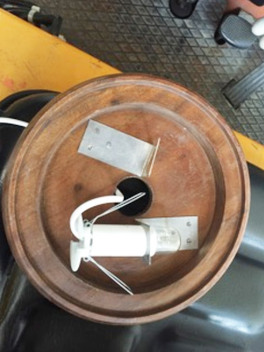 Lampada Haloterapia con Base in Legno - 2