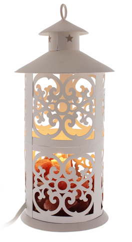 Lampada Lanterna Design ai Cristalli di Sale