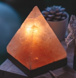 Lampada Piramide Sale Himalayano - 3