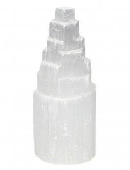 Lampada Selenite a Spirale - Senza Base - 2