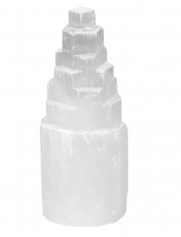 Lampada Selenite a Spirale - Senza Base - 4