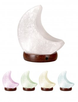 Lampada USB Sale Himalayano Bianco - Luna - 1