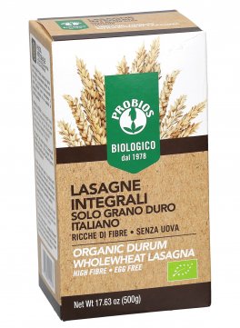 Lasagne Integrali solo Grano Duro Italiano - 1