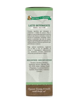 Latte Detergente all'Olio di Canapa e Camomilla - 5