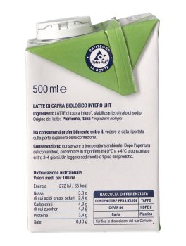 Latte di Capra Intero UHT Biologico - 4