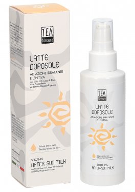 Latte Doposole con Olio di Crusca di Riso, aloe ed Estratto di Iperico