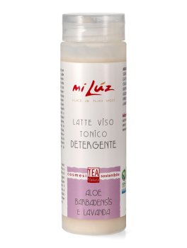 Latte Viso Tonico Detergente - Aloe Barbadensis e Lavanda - 1