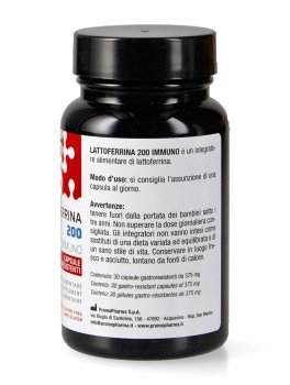 Lattoferrina 200 Immuno - Integratore in Capsule - 3