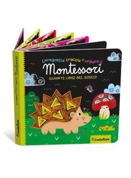 Lavagnette Traccio e Imparo Montessori - Quante Linee nel Bosco! — Libro/Gioco - 3