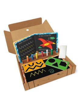 Lavagnette Traccio e Imparo Montessori - Zig-Zag tra i Dinosauri! — Libro/Gioco - 5