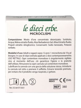 Le Dieci Erbe Microclismi - 4