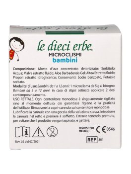 Le Dieci Erbe Microclismi Bambini - 4