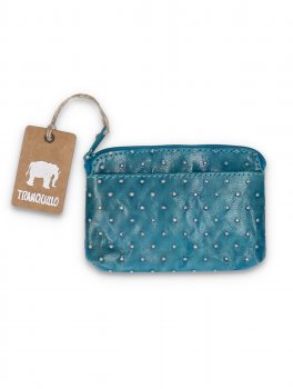 Leather Purse Dotta Red - 1