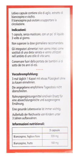 Lebixo - Integratore di Olio di Aglio, Estratto di Biancospino e Vischio - 2
