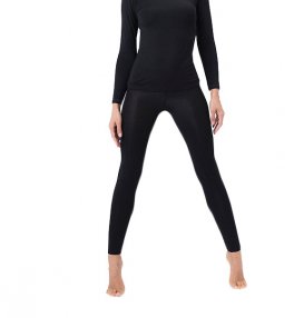 Leggings in Fibra di Faggio Tencel™ - Nero - 1