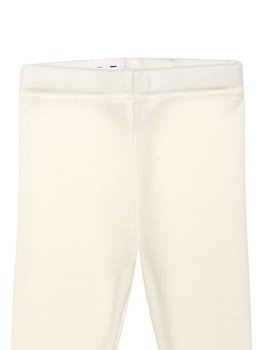 Leggings in Lana Merino e Seta - Ecru - 2