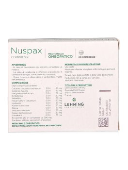 Lehning Nuspax 60 Compresse - 2