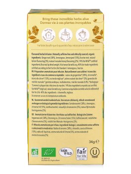 Lemon, Ginger & Manuka Honey - Tisana Pukka Bio - 2